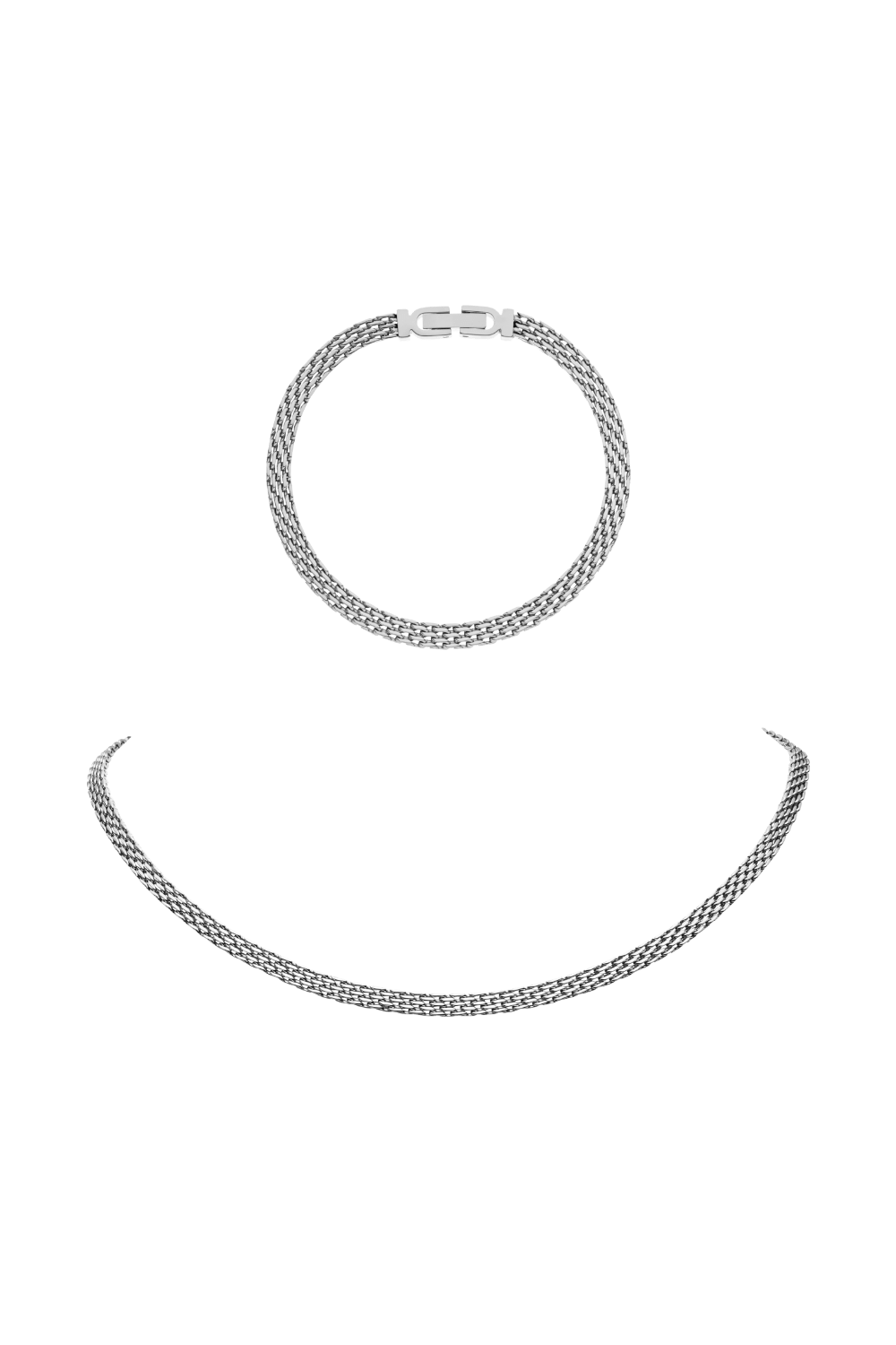 Mesh Set Silver
