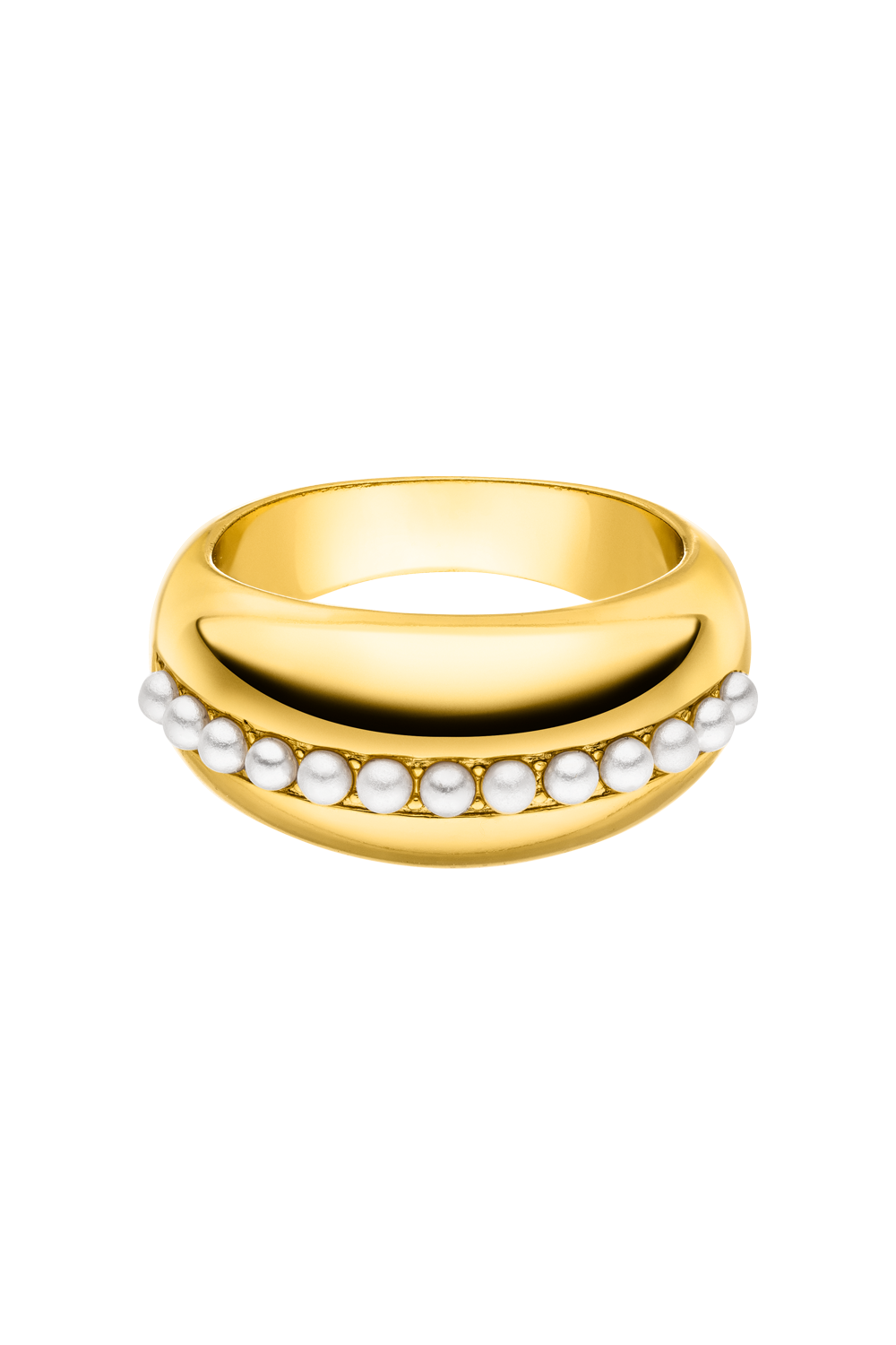 Pearl Ring 14K Gold Plated