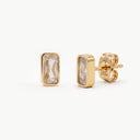 Emerald Mini Studs