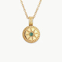 March Natural Birthstone Pendant Necklace