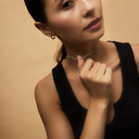 Sparkling Tennis Necklace Slim Gold