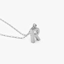 Initial Mini Pendant Necklace  R