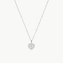 Wild at Heart Engravable Necklace Silver
