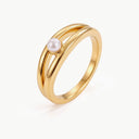 Soft Glow Pearl Ring