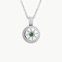 May Natural Birthstone Pendant Necklace