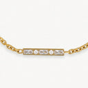T-Bar Crystal Pendant Bracelet
