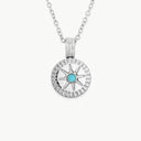 December Natural Birthstone Pendant Necklace