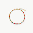 Golden Hour Natural Stone Anklet