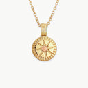 October Natural Birthstone Pendant Necklace