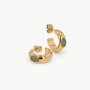 Golden Hour Natural Stone Hoop