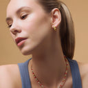 Golden Hour Natural Stone Hoop