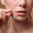 May Natural Birthstone Pendant Necklace