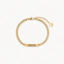 Engravable Idend Bracelet Gold