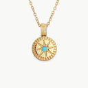 December Natural Birthstone Pendant Necklace