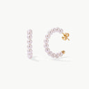 Soft Glow Pearl Hoop