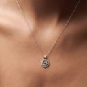 January Natural Birthstone Pendant Necklace
