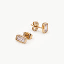 Emerald Mini Studs