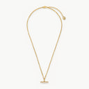 T-Bar Crystal Pendant Necklace