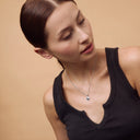 Wild at Heart Engravable Necklace Silver