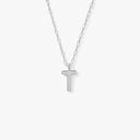 Initial Mini Pendant Necklace  T