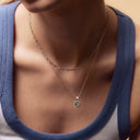 February Natural Birthstone Pendant Necklace