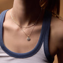 July Natural Birthstone Pendant Necklace