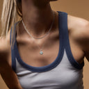 December Natural Birthstone Pendant Necklace