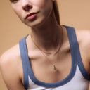 February Natural Birthstone Pendant Necklace