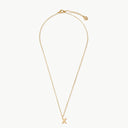 Initial Mini Pendant Necklace  X
