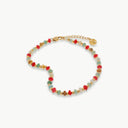 Golden Hour Natural Stone Anklet