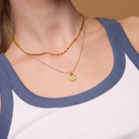 December Natural Birthstone Pendant Necklace
