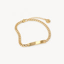 Engravable Idend Bracelet Gold