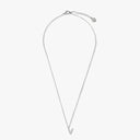 Initial Mini Pendant Necklace  V