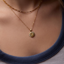 August Natural Birthstone Pendant Necklace