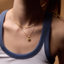 July Natural Birthstone Pendant Necklace