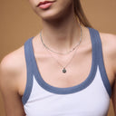 April Natural Birthstone Pendant Necklace