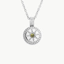 August Natural Birthstone Pendant Necklace