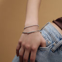 Engravable Idend Bracelet Silver
