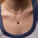 July Natural Birthstone Pendant Necklace