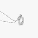 Initial Mini Pendant Necklace  O