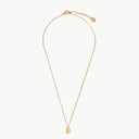 Initial Mini Pendant Necklace  B