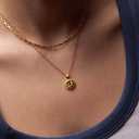 September Natural Birthstone Pendant Necklace