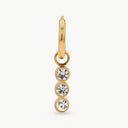 Sparkling Charm Hoop Gold