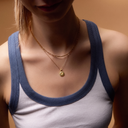 October Natural Birthstone Pendant Necklace