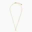 Initial Mini Pendant Necklace  G