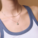 April Natural Birthstone Pendant Necklace