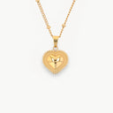 Wild at Heart Engravable Necklace Gold