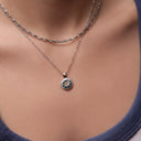 October Natural Birthstone Pendant Necklace