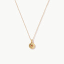 July Natural Birthstone Pendant Necklace