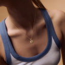 January Natural Birthstone Pendant Necklace